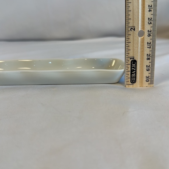 Limoges France Porcelain Butterflies Slender Rectangular Tray - Picture 10 of 10